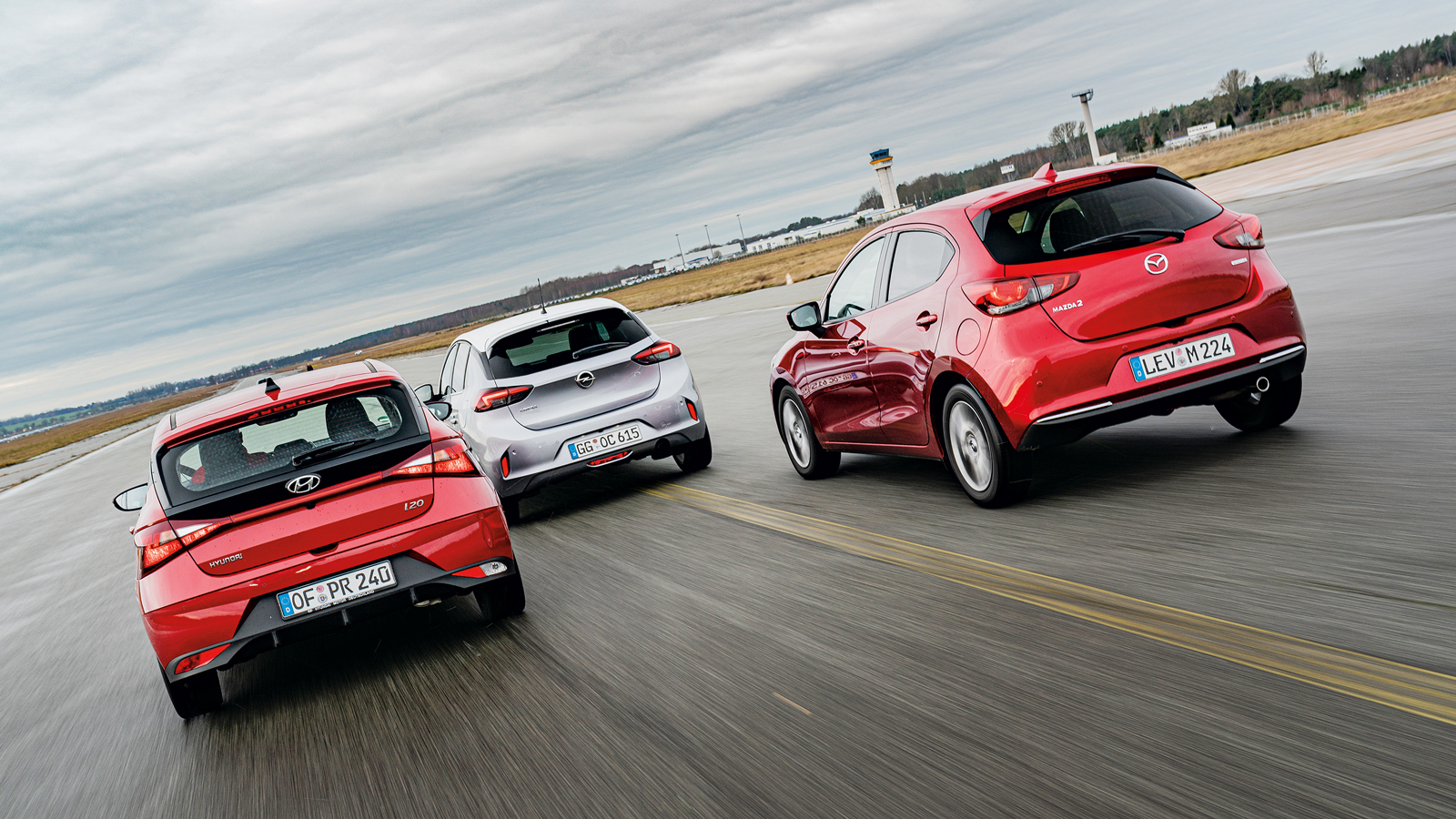Συγκρίνουμε Opel Corsa με Hyundai i20 και Mazda2 